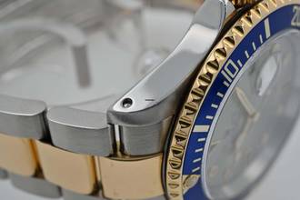 Thumbnail von Rolex Submariner Date Stahl 18k Gold 16613 LC USA Slate Serti Diamond Dial K-Series