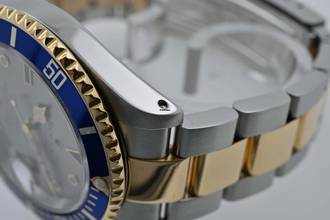 Thumbnail von Rolex Submariner Date Stahl 18k Gold 16613 LC USA Slate Serti Diamond Dial K-Series