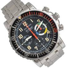  Zenith El Primero Rainbow 01.0480.405 Flyback by French Air Force Full Set 