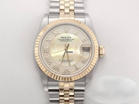  Rolex Datejust 31 31mm 1995 Stahl Gelbgold 750 Perlmutt Automatik Stainless Steel 18kt Yellow Gold Jubilé-band Chronometer Oyster 