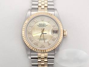  Rolex Datejust 31 31mm 1995 Stahl Gelbgold 750 Perlmutt Automatik Stainless Steel 18kt Yellow Gold Jubilé-band Chronometer Oyster 