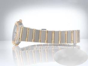 Thumbnail von Omega Constellation Ladies Lady Constellation Edelstahl Gelbgold Perlmutt Diamanten 1267.75.00 Brillanten Steel 18kt Yellow Gold