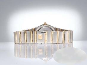Thumbnail von Omega Constellation Ladies Lady Constellation Edelstahl Gelbgold Perlmutt Diamanten 1267.75.00 Brillanten Steel 18kt Yellow Gold