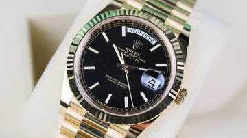 Thumbnail von Rolex Day-Date 40 Yellowgold Black Motif 228238 - like New - Fullset 2019