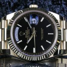 Rolex Day-Date 40 Yellow Gold Black Motif 228238 - like New - Full set 2019