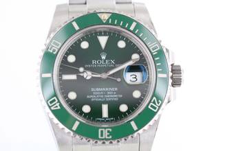Thumbnail von Rolex Submariner Date HULK//REF.116610LV//FULL SET//LC100//2015//1.INVOICE//#786