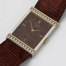 Thumbnail von Rolex Cellini Wood Dial Diamond Ref.4141