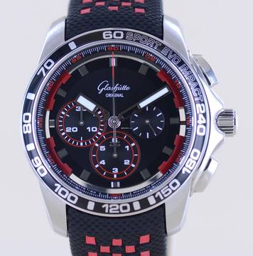  Glashütte Original Sport Evolution Impact 46mm Kaliber 39 Automatik Shock System B+P 