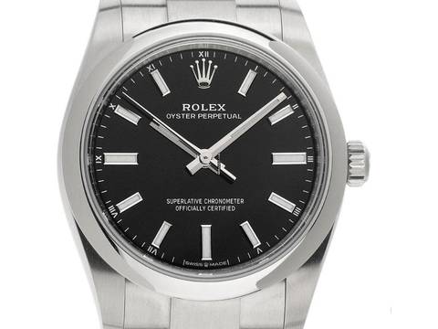 Rolex Oyster Perpetual 34 Ref.124200 2024 Full Set Wie neu Oyster Perpetual 