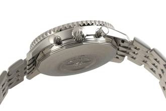 Thumbnail von Breitling Navitimer World GMT Chronograph stainless steel automatic Ref. A24322 B&P