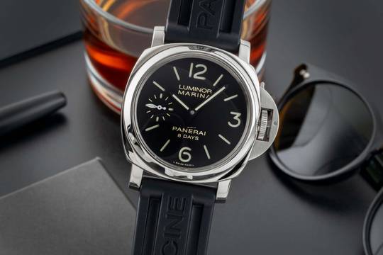  Panerai Luminor Marina 8 Days Edelstahl Handaufzug Ref. PAM00510 B&P 2016 
