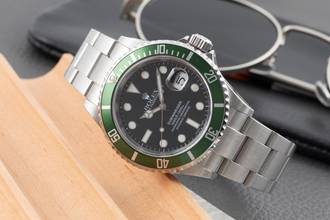 Thumbnail von Rolex Submariner Date Kermit Automatic Men's Watch Swiss Made Dial Ref. 16610LV