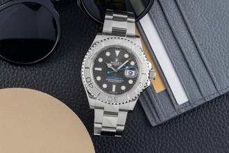 Thumbnail von Rolex Yacht-Master 40 Oyster Stahl / Platin Automatik Ref. 116622 B&P LC100
