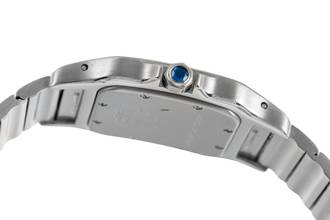 Thumbnail von Cartier Santos Galbée Date Stainless Steel / Gold Medium Size Ref. W20011C4 Classic