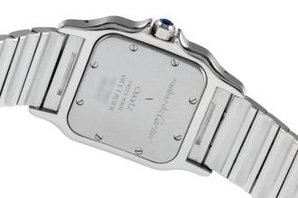Thumbnail von Cartier Santos Galbée Date Stainless Steel / Gold Medium Size Ref. W20011C4 Classic