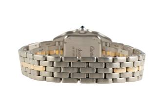 Thumbnail von Cartier Panthère Lady Stahl / Gold Quarz Ref. 66921 Box Klassiker
