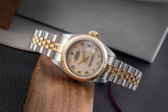 Thumbnail von Rolex Lady-Datejust Stahl / Gold Automatik Computer Dial Damenuhr Ref. 69173