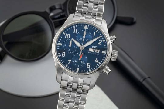  IWC Fliegeruhr Chronograph Fliegerchronograph Chronograph Stahl Automatik Ref. IW388102 B&P 2025 