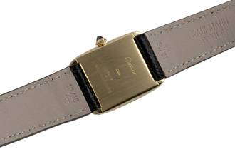 Thumbnail von Cartier Tank Arrondie 18k Gold Handaufzug Medium Ref. 96041 Klassiker