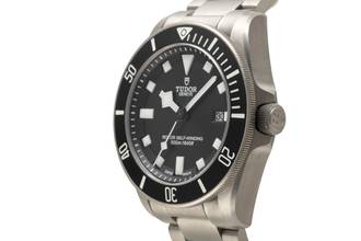 Thumbnail von Tudor Pelagos Black Dial Titanium Automatic Men's Watch Ref. 25500TN Papers 2014