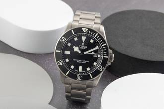 Thumbnail von Tudor Pelagos Black Dial Titanium Automatic Men's Watch Ref. 25500TN Papers 2014