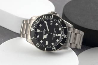 Thumbnail von Tudor Pelagos Black Dial Titanium Automatic Men's Watch Ref. 25500TN Papers 2014
