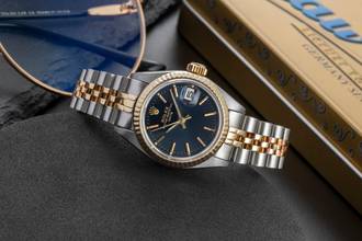 Thumbnail von Rolex Oyster Perpetual Lady Date Stahl / Gold Automatik Ref. 6917 Vintage Klassiker