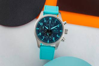 Thumbnail von IWC Pilot's Watch Chronograph Pilot Chronograph 41 AMG Petronas Titanium Automatic Ref. IW388108 B&P 2025
