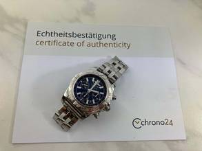 Thumbnail von Breitling Chronomat 44 Blue Face / Service in 10-2025