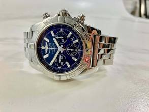 Thumbnail von Breitling Chronomat 44 Blue Face / Service in 10-2025