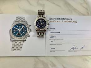 Thumbnail von Breitling Chronomat 44 Blue Face / Service in 10-2025