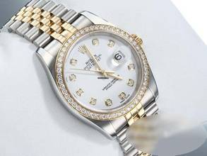 Thumbnail von Rolex Datejust 36 36mm 116243 2016 Stahl Gelbgold 750 Diamanten Automatik Stainless Steel 18kt Yellow Gold Jubilé-band Chronometer Oyster White Dial