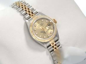Thumbnail von Rolex Lady-Datejust Edelstahl Gelbgold 750 Diamanten Automatik Stainless Steel 18kt Yellow Gold Stahl Jubilé-band Chronometer Oyster