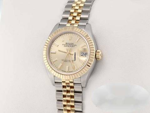  Rolex Lady-Datejust 28mm 279173 2017 Edelstahl Gelbgold 750 Automatik Stainless Steel 18kt Yellow Gold Jubilé-band Chronometer Oyster 