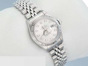 Thumbnail von Rolex Lady-Datejust Stahl Weissgold 750 Diamanten 2000 Automatik Stainless Steel 18kt White Gold Damen Jubilé-band Chronometer Oyster