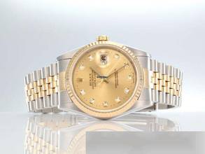 Thumbnail von Rolex Datejust 36 36mm 16233 2003 Stahl Gelbgold 750 Diamanten Automatik Stainless Steel 18kt Yellow Gold Jubilé-band Chronometer Oyster