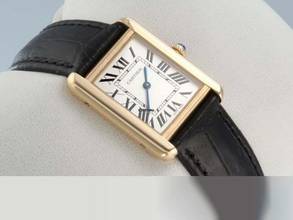 Thumbnail von Cartier Tank Solo Edelstahl Gelbgold 750 2018 W5200002 Stahl Gold Damen Steel