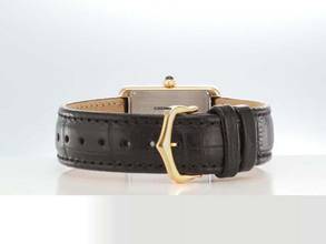 Thumbnail von Cartier Tank Solo Edelstahl Gelbgold 750 2018 W5200002 Stahl Gold Damen Steel