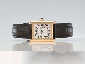 Thumbnail von Cartier Tank Solo Edelstahl Gelbgold 750 2018 W5200002 Stahl Gold Damen Steel