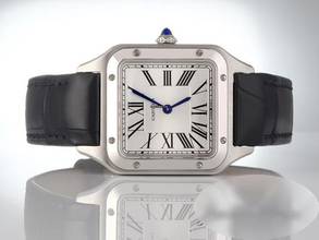 Thumbnail von Cartier Santos Dumont Kleines Modell Edelstahl Wssa0086 2026 Stahl Steel