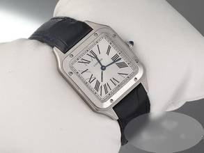 Thumbnail von Cartier Santos Dumont Kleines Modell Edelstahl Wssa0086 2026 Stahl Steel