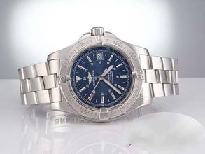 Thumbnail von Breitling Colt Automatic 41 Mm Edelstahl A17380 Alter 2006 Stahl Herren Steel Blue Dial