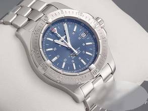 Thumbnail von Breitling Colt Automatic 41 Mm Edelstahl A17380 Alter 2006 Stahl Herren Steel Blue Dial