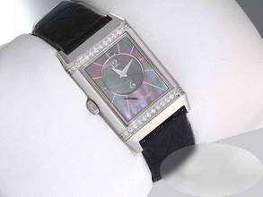  Jaeger-LeCoultre Reverso Classic Medium Duetto 212.8.d4 Stahl Perlmutt Diamant Steel 