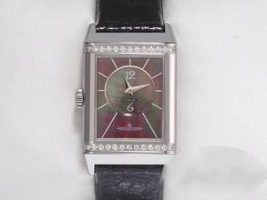 Thumbnail von Jaeger-LeCoultre Reverso Classic Medium Duetto 212.8.d4 Stahl Perlmutt Diamant Steel