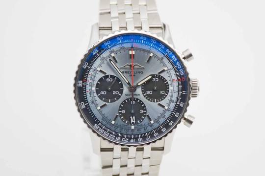  Breitling Navitimer 1 B01 Chronograph 41 Ice Blue perfektes Fullset 