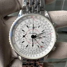 Thumbnail von Breitling Montbrillant Datora Navitimer A21330 chronograph silver dial Full Set
