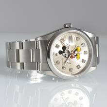 Thumbnail von Rolex Datejust 36 16200 Mickey Mouse print with diamonds indexes dial