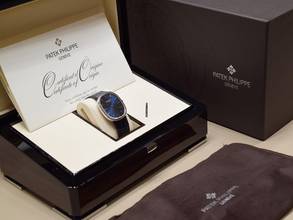 Thumbnail von Patek Philippe Ellipse d'Or Golden Ellipse Platinum Blue New 2009