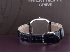 Thumbnail von Patek Philippe Ellipse d'Or Golden Ellipse Platinum Blue New 2009